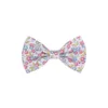 7*4 CM Colorful Flowers Pattern Bows Princess Hairpins Cute Print Bowknot Bangs Barrettes Sweet Kids Hair Accessories