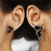 Stud Asymmetric Butterfly Diamond Inlaid Women's Lava Geometry Earrings Korean Fashion Charming Cool Girl Jewelry Gift G230602