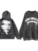 Herren Hoodies Sweatshirts Deeptown Grunge Emo Zip Up Grafik Oversize Gothic Punk Dark Letter Grau Frauen Hip Hop Streetwear Lose Tops 230602