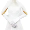 Gants de mariage de mariée 5 paires Gants de satin de mariage froissés pour femmes