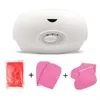 Calentador de cera de parafina para depilación, baño terapéutico portátil, olla caliente, calentador Flexible con guantes, salón de belleza, Spa, cuidado corporal, equipo de uso en el hogar