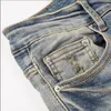 2023mens Designer Jeans Distressed Ripped Biker Slim Fit Moto Denim pour Hommes Mode Jean Mans Pantalon