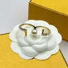 Designer Two Finger Rings Love Ring Gold F Letter med Pearl Luxury Crystal Luxury Diamond Loop Rings Womens Wedding 925 Silver Jewelry