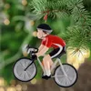 Смола глянцевая девочка -мальчик велосипедные виды спорта персонализированные рождественские украшения как ремесленные сувениры ручной работы и розничная торговля PR804 высота 10 см PR804
