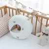 Maternity Pillows Newborn Baby Nursing Cotton Soft Breastfeeding Pillow Moon Shape Washable Infant Feeding Waist Cushion Room Decor