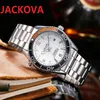 Relogio Masculino Montres-bracelets de luxe en acier inoxydable pour l'extérieur Chronographe Quartz Batterie Moonwatch Professional 007 Clock288O