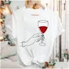 Women'S T-Shirt Womens Tshirt Women Graphic Short Sleeve Son Love Mother Mom Cartoon 2022 Summer Fashion Print Female Clothes Tops T Dhybi