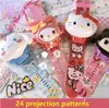 Wholesale Kuromi Cinnamoroll Melody 24 kinds of cartoon pattern projection watches Novelty toys Children's game Playmate Holiday gift