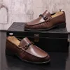 Amerikaanse Stijl Man Casual Schoenen Comfortabele Mode Luxe Loafers Mannen Leren Schoenen D2H58