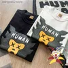 Homens camisetas T-shirt Homens Mulheres 1 Alta Qualidade Feito Humano Tee Tops Oversize Camiseta T230602