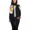 Sjaals Custom Printed Evolution Sjaal Dames Heren Winter Herfst Warm BTC Cryptocurrency Shawl Wrap