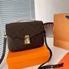 Trend Lüks Tasarımcı Messenger Bag Bayanlar Çanak Çantası Messenger Çantası Oksitlenmiş Deri Omuz Çantası Çanta Cüzdan