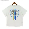 Mäns T-shirts Rhude T-shirt Men's Casual Clothes Women Streetwear Colorful Letter Printing Rhude Short Sleeve T230602