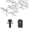 Upgrade Upgrade 20 Stück Karosserieschrauben U-Mutter Clip M6 Motorabdeckung Unterboden Spritzschutz Schutz Stoßstange Kotflügel Liner Halter Befestigungsnietschrauben