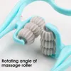 Massaging Neck Pillowws Cervical Spine Massager Swan Shape Sixwheel Roller Pressing Manual Massage Health Care 230602