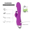 Vibrateurs de lapin à chargement USB, vagin, point g, Clitoris, mamelon, double stimulateur, masseur, gode pour femmes, masturbateurs adultes