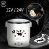 Apparater Portable Car Rice Cooker 1L Home Mini Rice Cooker 12V/24V Billagningsverktyg Soppverktyg Bil Riskokare