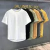 Męskie koszule 2023 Summer Bawełna Uproszczona blot Symnomy krótka -color -sleeved -Shirt Men's Leisure Family Speed