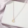 Pendant Necklaces Romantic Small Daisy Necklace For Women Sweet Flower Clavicle Chain Birthday Gift Jewelry