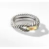Dy Twisted Rings 여성 꼰 디자이너 남자 보석 크로스 클래식 구리 링 와이어 빈티지 X 약혼 기념일 선물