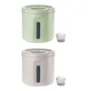 Storage Bottles Household Organizing Box Grain Container For W/ Visible Window Kitchen Fresh Keeping Organizer Bucket Large R7UB