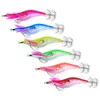 Iscas Iscas 6 Pçs/Conjunto Eletrônico Piscando LED Isca de Pesca em Água Ferramenta de Enfrentamento Minnow Luminous Squid Jig Isca de Camarão Isca de Pesca Noturna 230601