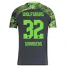 4XL 23/24 Wolfsburg Fußballtrikots 2023 BREKALO ROUSSILLON STEFFEN WEGHORST KLAUS XAVER MALLI ARNOLD GUILAVOGUI BAKU Männer Kinder Kit Socke 2008 09 Retro-Fußballtrikots