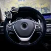 Neue Mode Schwarz Bowknot Universal Auto Lenkrad Abdeckung Winter Plüsch Lenkräder Fall Frauen Mädchen Auto Innen Dekoration