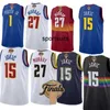 NBA Denvers Nugget Jersey 15 Jokic Basketball 27 Jamal Murray Jersey ichael 1 Porter Jr.