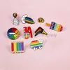 Regenbogen-Brosche, Liebes-Herz-Flaggen, Anstecknadel, Gay Pride, Denim-Accessoires für Männer und Frauen, Schmuck, Regenbogen-Schafe, Emaille-Abzeichen, Geschenke