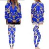 Women's Two Piece Pants Noisydesigns Custom Women Sets Top And Pantis 2023 3XL 4XL 5XL Lady Party Club Luxury Long Clothing Drop