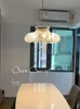 샹들리에 vintageretro 식당 샹들리에 수제 아이스 멜팅 유리 연구 포스트 모던 침실 바 램프시 라이트