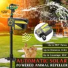 Equipamentos de rega Repelente de animais ativado por movimento movido a energia solar Versão atualizada Sensor automático de animais de jardim Dissuasor Sprinkler Repelente 230601