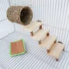 Spielzeug für Hamster, Tunnel, Bettunterlage, Zuckergleiter, Kletterleiter, Käfig, Spielplatz, Kauspielzeug, Vogelratten-Lebensraum, Unterschlupf, Ruhe, Spielspielzeug