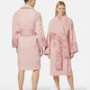 New Mens Womens Home Home Robes Shawl Collar Cotton Soft Fluffy Lepwear 디자이너 브랜드 고급 빈티지 목욕 가운 잠옷 유니osex 애호가 드레싱 가운 나이트웨어