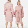 Nouveaux Hommes Femmes Accueil Robes Col Châle Coton Doux Fluffy Vêtements De Nuit Designer Marque De Luxe Vintage Peignoir Pyjamas Unisexe Amoureux Robe De Chambre Vêtements De Nuit