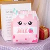 Milk Plush Toy Cute Strawberry Home Pillow Banana Plush Toy