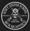 Herrst-shirts Marine Corps Scout Sniper School Quantico VA 1 T-shirt. Summer Cotton Short Sleeve O-Neck Mens T Shirt Ny S-3XL J230602