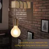 Wandlamp Retro Vlamloze Hanglamp Aantrekkelijke Hoge Helderheid Vintage Coil Design LED Nachtkastje Woondecoratie