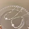 Tour de cou 2023 mode perle pendentif colliers pour femmes luxe déclaration collier concepteur bijoux ensembles collier Para Mujer cadeau