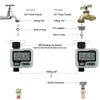 Vattenutrustning stor skärm Display Garden Watering Timer Irrigation Controller Digital programmerbar kran Vattenbevattningssystem 230601