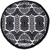 Strandtuch RIP CURL, trendige Marke, reine Baumwolle, schwarzes kreisförmiges Badetuch mit Quasten für weibliche Erwachsene, weiches und saugfähiges personalisiertes Strandtuch