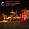 Ny LED -sidomarkörslampor Röd clearance Trailer Truck RV LED Light Lamp Red Waterproof 12/24V Säkerhetsvarningsbredd Indikator