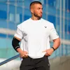 T-shirt da uomo T-shirt da uomo manica corta estiva da uomo nuova da corsa Sport da palestra T-shirt muscolosa di grandi dimensioni Allenamento Casual Tops di alta qualità Abbigliamento T230602