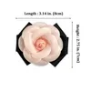 Pins Brooches Pins Camellia Fabric Flower Black Bow Hair Clip And Brooch Pin Accessories Gifts For Women Wedding Party Drop Deli Am Dhctk