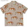 Mannen Casual Shirts 2022ss Tiger Printing WACKO MARIA Hawaii Shirts Mannen Vrouwen Hoge Kwaliteit T-Shirt WACKO MARIA Shirts Top Tees T230602