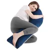 Maternity Pillows Pregnant for Sleeping Cooling Pillow Cover Side Sleeper Pregnancy Women Support with Zip
