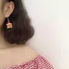 Stud nouvelle mode gâteau boucles d'oreilles pour les femmes à la main mignon pastèque citron goutte boucle d'oreille fille anniversaire oreille bijoux cadeaux