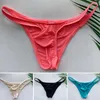 Underpants Sexy Men Underwear Briefs Bikini Pants Panties Low Waist Seamless Ice Silk Solid Ultra-thin Comfortable Breathable