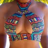 Maillots de bain pour femmes 2023 taille basse creux Bikini femme maillot de bain imprimé africain Sexy costume brésilien été vêtements de plage